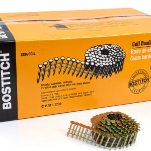 BOSTITCH Roofing Nails 1-1/4-Inch Collated Coil 7200-Pack Galvanized-0