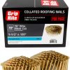 Grip Rite GRCR4DGAL 1-1/2" Galvanized Coil Roofing Nail 7,200 per Box-0