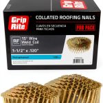 Grip Rite GRCR4DGAL 1-1/2" Galvanized Coil Roofing Nail 7,200 per Box-0