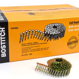 BOSTITCH 1-1/4 In. Roofing Nails Galvanized CR3DGAL 7200 per Box-0
