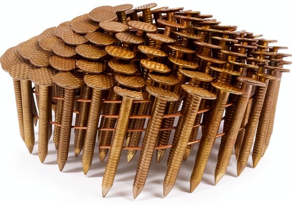 1 1/4 Ring GALV Coil Roofing Nails FastenerUSA 3,600 Count-0
