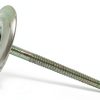 4" x 8GA Ring GALV Steel Round Cap Nails 25lb FastenerUSA Roofing-1