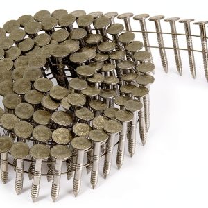 Simpson Strong-Tie S11A125RNBP 15 Wire Coil, Full Round Head, Ring-Shank Roofing Nail 1-1/4 in. Type 304 (720-Qty)-0