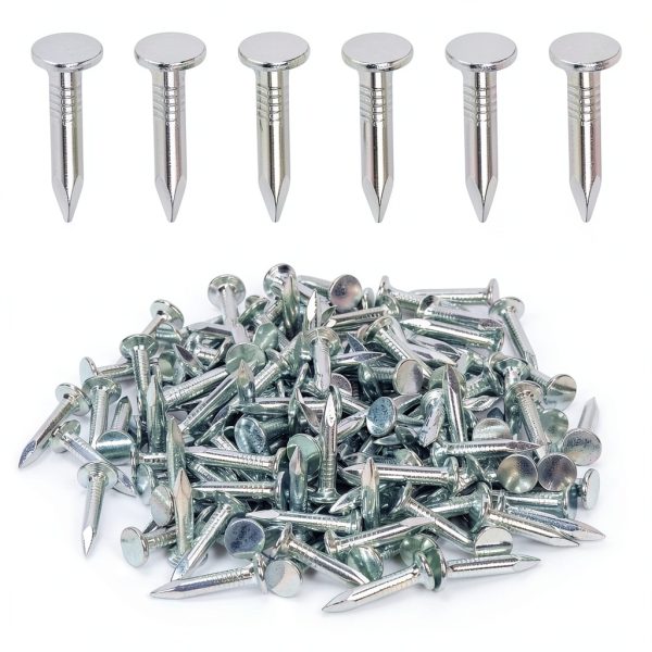 Galvanized Roofing Felt Nails Keadic 300pcs 1inch Steel Fastening Set-0