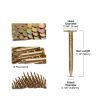 Roofing Nails 1-1/4" x .120 Round Galvanized – CREWTOWER 3600-1