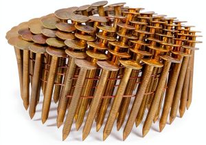 1-1/2" Ring GALV Coil Roofing Nails by Unicatch – 7,200 Count-0
