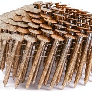 1 3/4" Ring 304SS Coil Roofing Nails FastenerUSA 600pcs Diamond Point-0