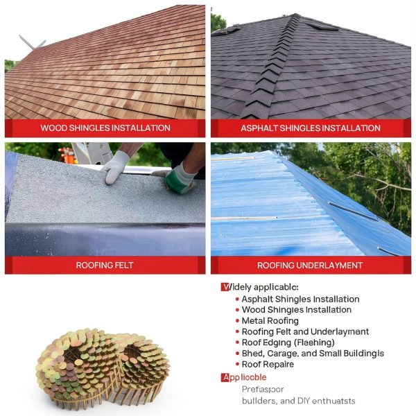 Roofing Nails 1-1/4" x .120 Round Galvanized – CREWTOWER 3600-4