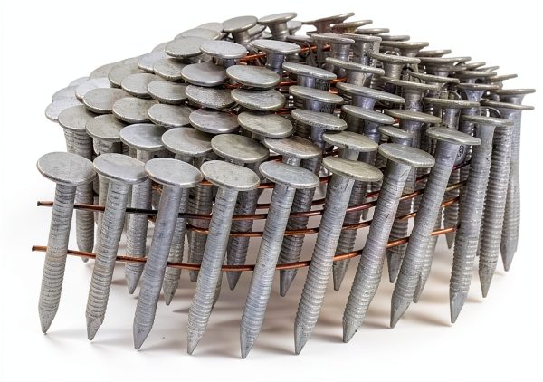 1 1/4" Ring A153-D HDG Coil Roofing Nails 3,600ct-0